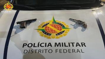 Após perseguição, homem é preso suspeito de porte ilegal de arma e embriaguez ao volante no DF