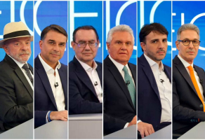 Datafolha no DF: Flávio Bolsonaro, 40%; Lula, 32%; Caiado; 8%; Cury, 6%; Renan, 3%; Zema, 1%