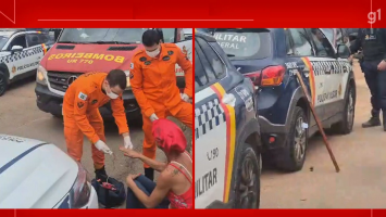 Homem agride mulher trans a pauladas e tenta persegui-la com uma faca no DF 