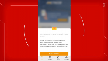 Metrô-DF: estação Central é fechada após temporal e raios afetarem sistema elétrico